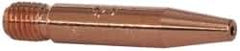 Lincoln Electric - MIG Tip Tapered Air Cooled Welder Nozzle/Tip/Insulator - 0.045" Wire Outside Diam - Exact Tool & Supply