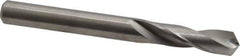 M.A. Ford - Letter E (1/4) 118° Spiral Flute Solid Carbide Screw Machine Drill Bit - Bright Finish, Right Hand Cut, 1" Flute Length, 2-1/2" OAL, Faceted Point, Straight Shank - Exact Tool & Supply