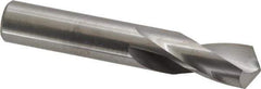 M.A. Ford - 31/64" 118° Spiral Flute Solid Carbide Screw Machine Drill Bit - Bright Finish, Right Hand Cut, 1-1/4" Flute Length, 3" OAL, Faceted Point, Straight Shank - Exact Tool & Supply