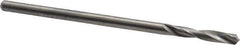 M.A. Ford - #41 118° Spiral Flute Solid Carbide Screw Machine Drill Bit - Bright Finish, Right Hand Cut, 1/2" Flute Length, 2" OAL, Faceted Point, Straight Shank - Exact Tool & Supply
