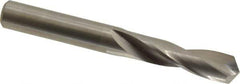 M.A. Ford - 0.295" 118° Spiral Flute Solid Carbide Screw Machine Drill Bit - Bright Finish, Right Hand Cut, 1-1/4" Flute Length, 2-1/2" OAL, Faceted Point, Straight Shank - Exact Tool & Supply