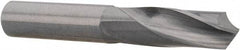 M.A. Ford - 0.397" 118° Spiral Flute Solid Carbide Screw Machine Drill Bit - Bright Finish, Right Hand Cut, 1-1/4" Flute Length, 2-3/4" OAL, Faceted Point, Straight Shank - Exact Tool & Supply