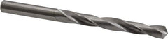 M.A. Ford - Letter E (1/4) 118° Solid Carbide Jobber Drill - Bright Finish, Right Hand Cut, Spiral Flute, Straight Shank, 3-1/4" OAL, Faceted Point - Exact Tool & Supply