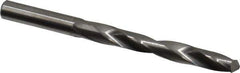 M.A. Ford - 19/64" 118° Solid Carbide Jobber Drill - Bright Finish, Right Hand Cut, Spiral Flute, Straight Shank, 3-3/4" OAL, Faceted Point - Exact Tool & Supply