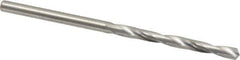 M.A. Ford - #40 118° Solid Carbide Jobber Drill - Bright Finish, Right Hand Cut, Spiral Flute, Straight Shank, 2" OAL, Faceted Point - Exact Tool & Supply