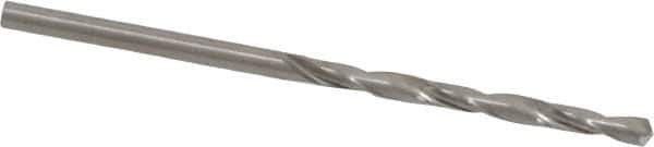 M.A. Ford - #48 118° Solid Carbide Jobber Drill - Bright Finish, Right Hand Cut, Spiral Flute, Straight Shank, 1-3/4" OAL, Faceted Point - Exact Tool & Supply