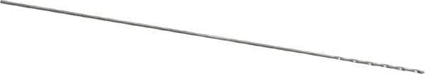 M.A. Ford - #80 118° Solid Carbide Jobber Drill - Bright Finish, Right Hand Cut, Spiral Flute, Straight Shank, 1-1/2" OAL, Faceted Point - Exact Tool & Supply