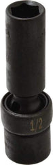 SK - 3/8" Drive 1/2" Deep Universal Impact Socket - 6 Points, 3-9/64" OAL - Exact Tool & Supply