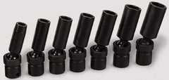 SK - 3/8" Drive 5/8" Deep Universal Impact Socket - 6 Points, 3-7/32" OAL - Exact Tool & Supply