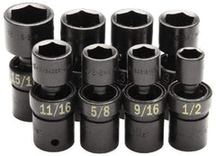 SK - 1/2" Drive 1-1/16" Standard Universal Impact Socket - 6 Points, 3-23/64" OAL - Exact Tool & Supply