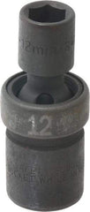 SK - 1/2" Drive 12mm Standard Universal Impact Socket - 6 Points, 2-3/4" OAL - Exact Tool & Supply