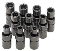 SK - 1/2" Drive 18mm Standard Universal Impact Socket - 6 Points, 2-55/64" OAL - Exact Tool & Supply