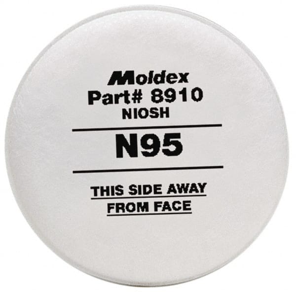 Moldex - Pack of (5) White N95 Filter Disks - Exact Tool & Supply