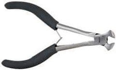 Value Collection - 5-1/2" OAL, End Cutting Pliers - 1/2" Jaw Length x 9/16" Jaw Width, Plastic Coated Handle - Exact Tool & Supply