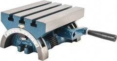Interstate - 7" OAL x 5" Overall Width x 3-1/2" Overall Height, Tilting Table - 13/32" T-Slot Width - Exact Tool & Supply