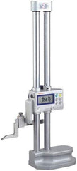 Mitutoyo - 40" Electronic Height Gage - 0.0005, 0.0002" (Switchable) Resolution, Accurate to 0.0025", LCD Display, SPC Data Output - Exact Tool & Supply