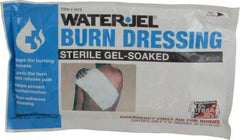 North - 18" Long x 8" Wide, General Purpose Gel Soaked Burn Dressing - White, Nonwoven Bandage - Exact Tool & Supply