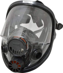 North - Series 7600, Size S Full Face Respirator - 5-Point Suspension, Threaded Connection - Exact Tool & Supply