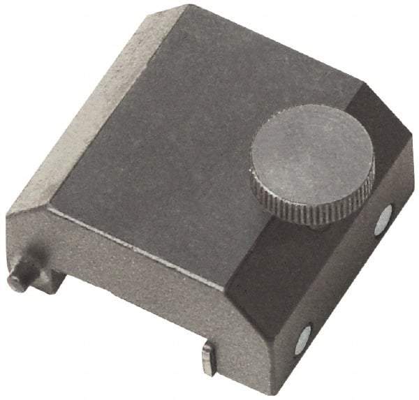 Value Collection - 1 Piece Vise Work Stop - Aluminum, Steel (Pin), 1" Wide - Exact Tool & Supply