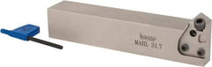 Iscar - MAH, External, Left Hand, Indexable Grooving Tool Holder - 1-1/4" Shank Height, 1-1/4" Shank Width, 167.64mm OAL - Exact Tool & Supply