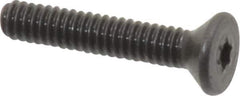 Value Collection - #2-56 UNC Hex Socket Drive, 82° Flat Screw - Alloy Steel, Black Oxide Finish, Fully Threaded, 1/2" OAL - Exact Tool & Supply