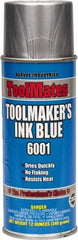 AERVOE - Blue Layout Fluid - 12 Ounce Aerosol Can - Exact Tool & Supply