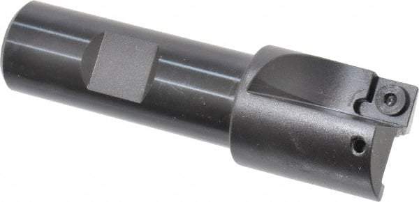 Kennametal - 1" Cut Diam, 8.64mm Max Depth of Cut, 3/4" Shank Diam, 3-1/4" OAL, Indexable Square Shoulder End Mill - SPEB 322 Inserts, Cylindrical Shank, 0° Lead Angle - Exact Tool & Supply