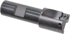 Kennametal - 1" Cut Diam, 8.64mm Max Depth of Cut, 3/4" Shank Diam, 3-1/4" OAL, Indexable Square Shoulder End Mill - SPEB 322 Inserts, Cylindrical Shank, 0° Lead Angle - Exact Tool & Supply