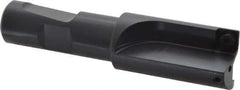 Kennametal - 1" Cut Diam, 8.64mm Max Depth of Cut, 3/4" Shank Diam, 4" OAL, Indexable Square Shoulder Centercutting End Mill - SPEB 322 Inserts, Weldon Shank, 0° Lead Angle, Through Coolant - Exact Tool & Supply