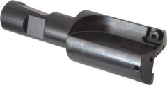 Kennametal - 1-1/4" Cut Diam, 8.64mm Max Depth of Cut, 3/4" Shank Diam, 4" OAL, Indexable Square Shoulder Centercutting End Mill - SPEB 322 Inserts, Weldon Shank, 0° Lead Angle, Through Coolant - Exact Tool & Supply