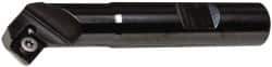 Kennametal - 45° Lead Angle, 0.897" Max Cut Diam, 0.46" Min Cut Diam, 4.96mm Max Depth of Cut, Indexable Chamfer and Angle End Mill - 1 Insert, SDEB 26152 Insert Style, 3" Overall Length, Straight Shank - Exact Tool & Supply