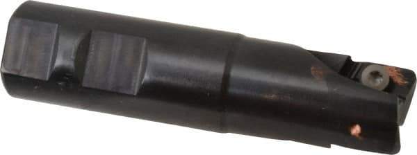 Kennametal - 1" Cut Diam, 18.03mm Max Depth of Cut, 1" Shank Diam, 102.36mm OAL, Indexable Square Shoulder End Mill - EC18.., EP18.. Inserts, Weldon Shank, 0° Lead Angle, Through Coolant - Exact Tool & Supply