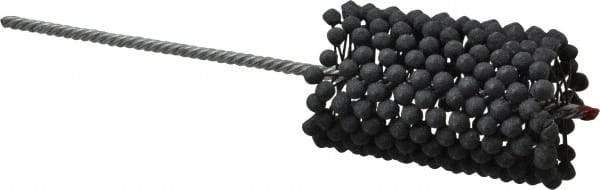 Brush Research Mfg. - 2-3/4" to 3" Bore Diam, 180 Grit, Silicon Carbide Flexible Hone - Extra Fine, 13-1/2" OAL - Exact Tool & Supply