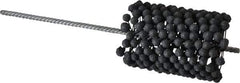 Brush Research Mfg. - 3" to 3-1/4" Bore Diam, 120 Grit, Silicon Carbide Flexible Hone - Fine, 13-1/2" OAL - Exact Tool & Supply