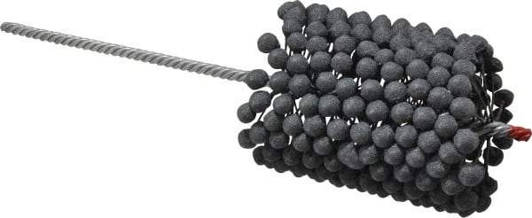 Brush Research Mfg. - 3-1/4" to 3-3/4" Bore Diam, 180 Grit, Silicon Carbide Flexible Hone - Extra Fine, 13-1/2" OAL - Exact Tool & Supply