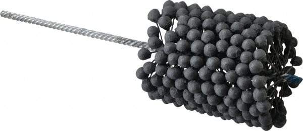 Brush Research Mfg. - 3-1/4" to 3-3/4" Bore Diam, 240 Grit, Silicon Carbide Flexible Hone - Extra Fine, 13-1/2" OAL - Exact Tool & Supply