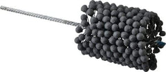 Brush Research Mfg. - 3-1/4" to 3-3/4" Bore Diam, 240 Grit, Silicon Carbide Flexible Hone - Extra Fine, 13-1/2" OAL - Exact Tool & Supply