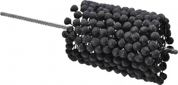 Brush Research Mfg. - 3-1/2" to 4" Bore Diam, 120 Grit, Silicon Carbide Flexible Hone - Fine, 13-1/2" OAL - Exact Tool & Supply