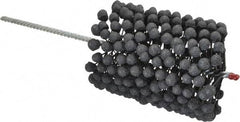Brush Research Mfg. - 3-3/4" to 4-1/4" Bore Diam, 180 Grit, Silicon Carbide Flexible Hone - Extra Fine, 13-1/2" OAL - Exact Tool & Supply