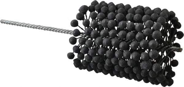 Brush Research Mfg. - 4" to 4-1/2" Bore Diam, 120 Grit, Silicon Carbide Flexible Hone - Fine, 13-1/2" OAL - Exact Tool & Supply
