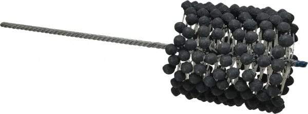 Brush Research Mfg. - 4-1/2" to 5" Bore Diam, 240 Grit, Silicon Carbide Flexible Hone - Extra Fine, 17-1/2" OAL - Exact Tool & Supply