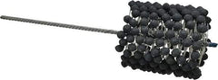 Brush Research Mfg. - 4-1/2" to 5" Bore Diam, 240 Grit, Silicon Carbide Flexible Hone - Extra Fine, 17-1/2" OAL - Exact Tool & Supply