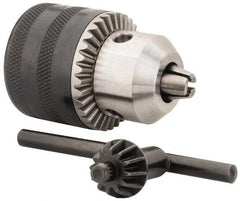 Value Collection - JT33, 1/16 to 1/2" Capacity, Tapered Mount Steel Drill Chuck - Keyed - Exact Tool & Supply