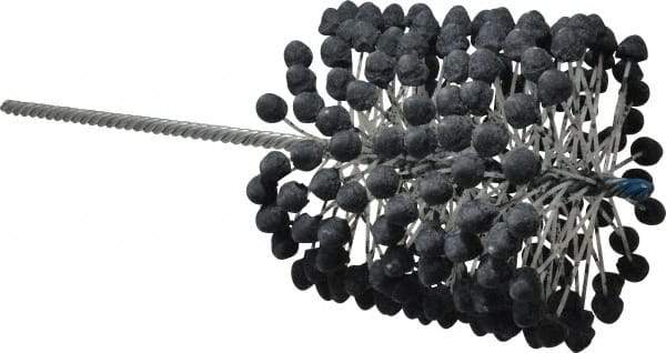 Brush Research Mfg. - 5-1/2" to 6" Bore Diam, 240 Grit, Silicon Carbide Flexible Hone - Extra Fine, 17-1/2" OAL - Exact Tool & Supply