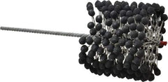 Brush Research Mfg. - 6" to 6-1/2" Bore Diam, 180 Grit, Silicon Carbide Flexible Hone - Extra Fine, 17-1/2" OAL - Exact Tool & Supply