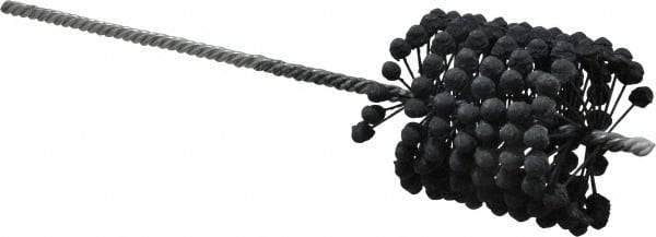Brush Research Mfg. - 3" to 3-1/4" Bore Diam, 320 Grit, Silicon Carbide Flexible Hone - Extra Fine, 13-1/2" OAL - Exact Tool & Supply