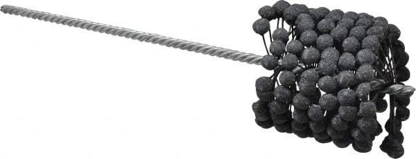 Brush Research Mfg. - 3-1/4" to 3-1/2" Bore Diam, 120 Grit, Silicon Carbide Flexible Hone - Fine, 13-1/2" OAL - Exact Tool & Supply