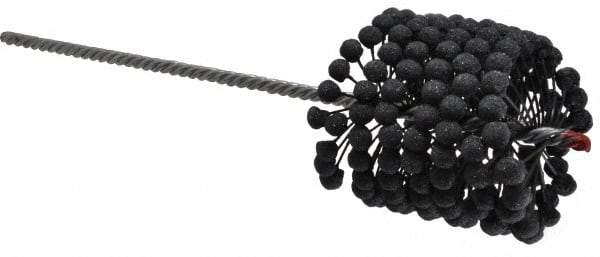 Brush Research Mfg. - 3-1/4" to 3-1/2" Bore Diam, 180 Grit, Silicon Carbide Flexible Hone - Extra Fine, 13-1/2" OAL - Exact Tool & Supply