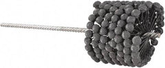 Brush Research Mfg. - 3-1/2" to 3-3/4" Bore Diam, 120 Grit, Silicon Carbide Flexible Hone - Fine, 13-1/2" OAL - Exact Tool & Supply