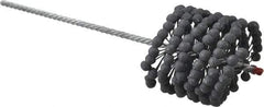 Brush Research Mfg. - 3-1/2" to 3-3/4" Bore Diam, 180 Grit, Silicon Carbide Flexible Hone - Extra Fine, 13-1/2" OAL - Exact Tool & Supply